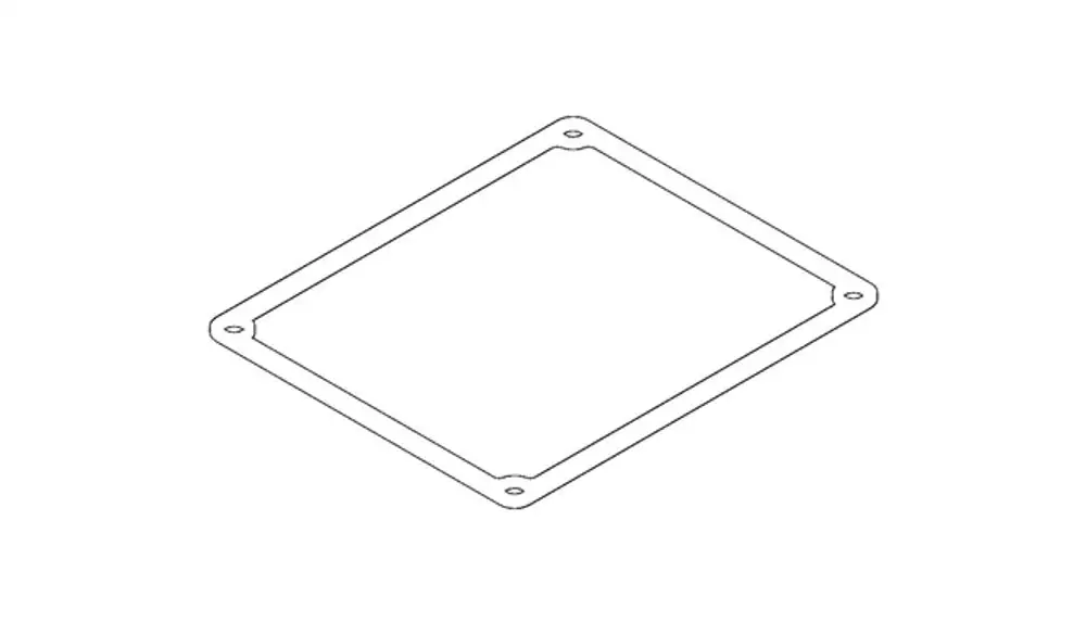 DORNBRACHT Dichtung für eMOTE Wand ERSATZTEILE 091403103 107 x 127 x 2 mm, 09140310390 Galeriebild 1